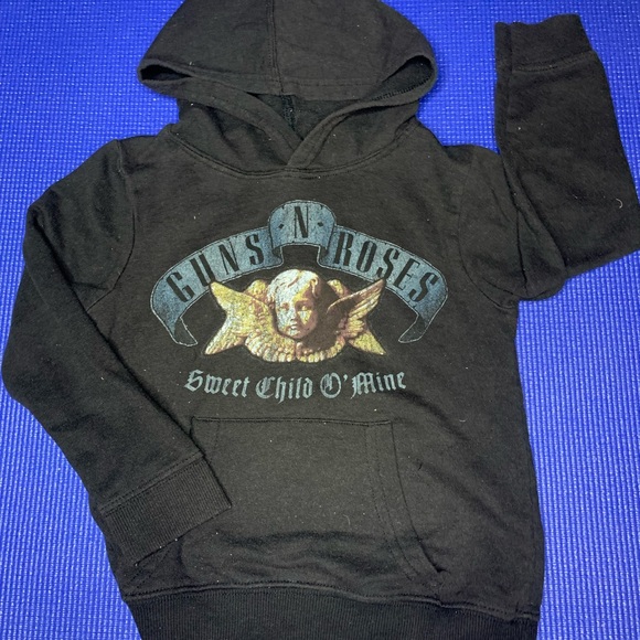 Black Boys Hoodie "Guns n Roses" 5T - Picture 4 of 4